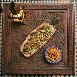 Sandwich Poulet Mariné & Légumes Plancha