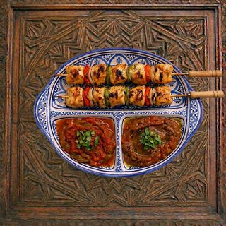 Brochettes de Poulet à la Marocaine