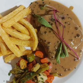 Filet au poivre vert