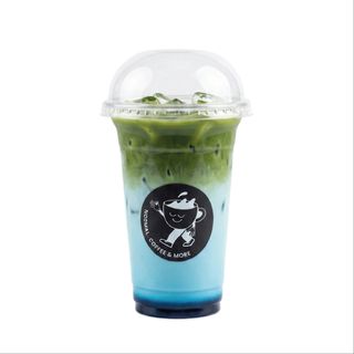 Blue Curacao Matcha Latte