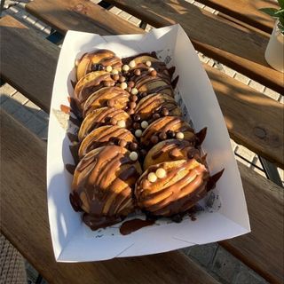 Mini pancakes chocolat