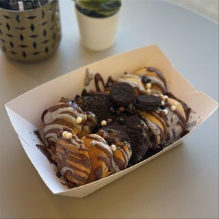 Mini pancakes oreo