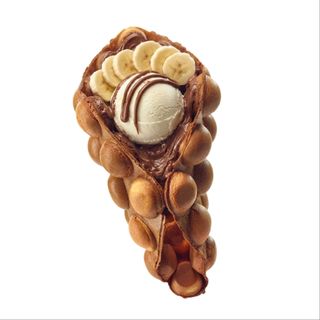 Bubble Waffle Chocolat Banane