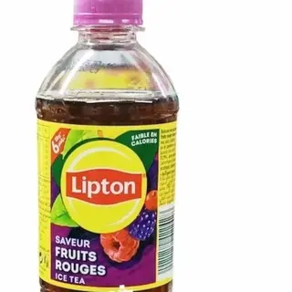 Ice tea fruit rouge