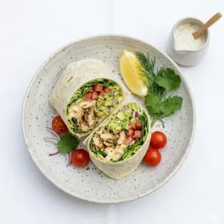 Wrap Chicken Guacamole