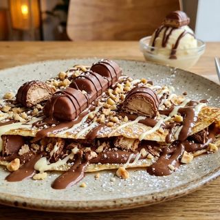 Crepe Nutella Kinder Bueno