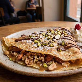 Crepe Nutella nuts
