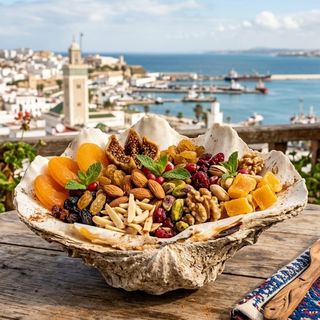 Huître grande aux Fruits secs