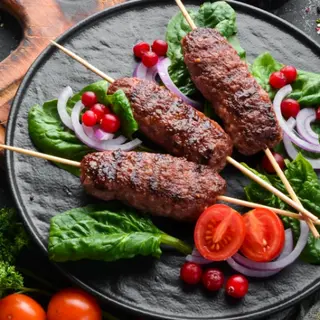 Brochettes viande hachée