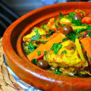Tajine poulet aux légumes