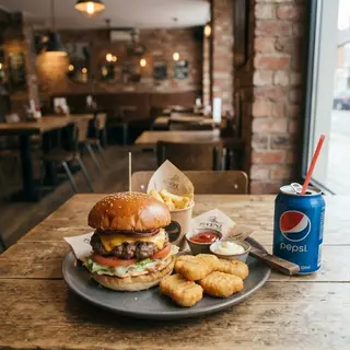 menu burger le classique