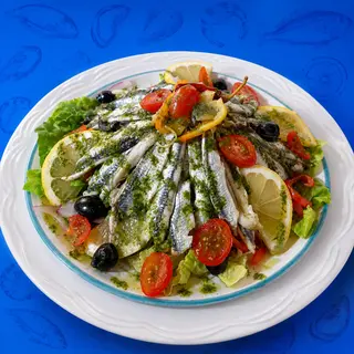 Salade Anchois Marinés