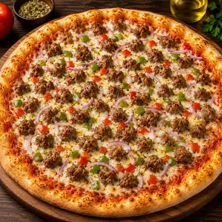 Pizza viande hachée
