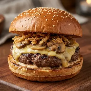 Mushroom Melt + Frites