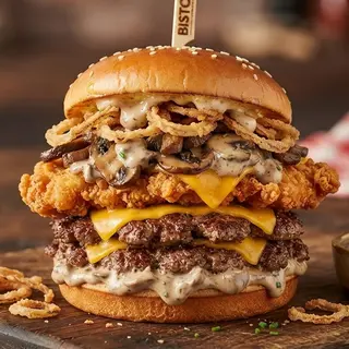 Mountain Mushroom Burger + Frites