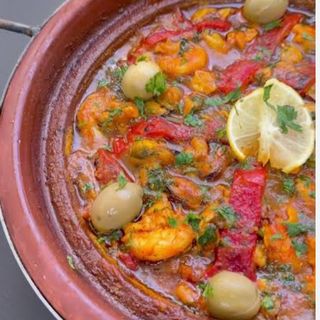 MENU Tagine de fruit de mer