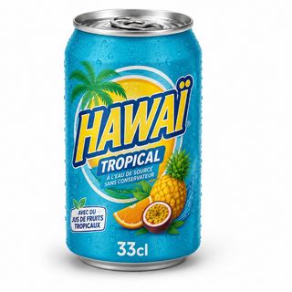 Hawaï  - Tropical  ( 33Cl ) Canette