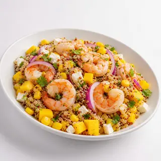 Quinoa Salade aux Crevettes