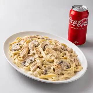 Pâte Alfredo + Coca Cola 33cl