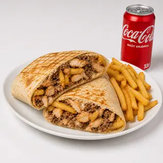 Tacos Mixte + Frites + Coca Cola 33cl