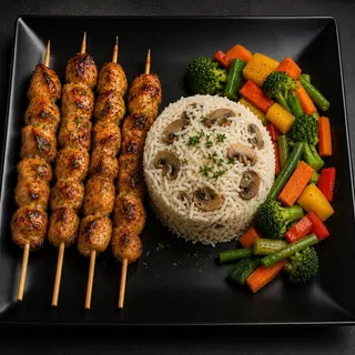 Brochettes de poulet