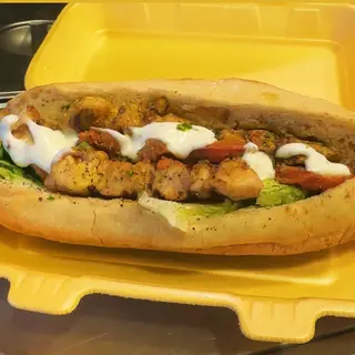 Baguetta poulet , Frites
