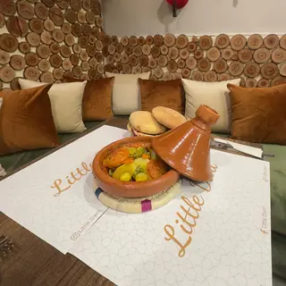 Tajine poulet oignons