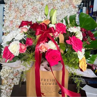 Panier fresh flowers