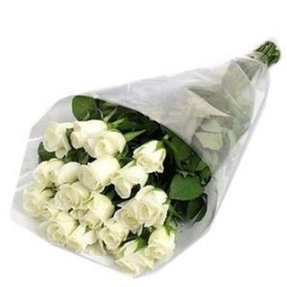 Bouquet des roses blanc