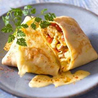 Crêpes poulet champignon