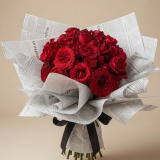 Bouquet Moyenne des rose rouge