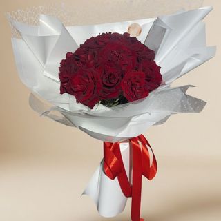Bouquet 20 rose rouge