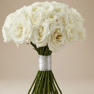 Bouquet 40 rose blanches