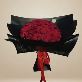 Bouquet de 40 rose rouge