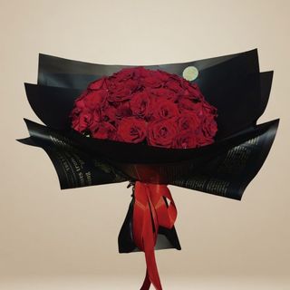 Bouquet de 40 rose rouge