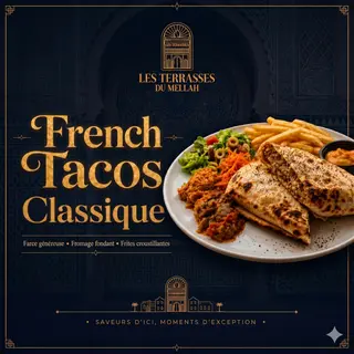 French Tacos Classique avec Salade et Frites