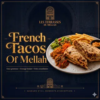 French Tacos Mellah avec Salade et Frites
