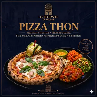 Pizza Thon avec Salade du Jour