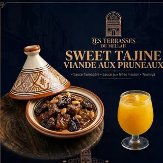 Sweet Tajine Viande aux pruneaux + jus glacé