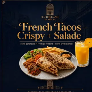 Formule Super Tacos Crispy nugetts+ Salade + Jus