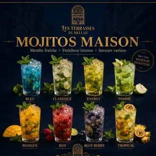 Mojito fraîche glacé