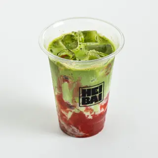 Iced Strawberry Matcha Latte