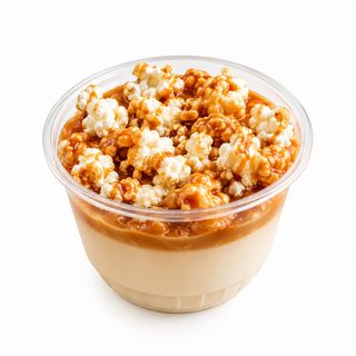 Panna cotta pop corn