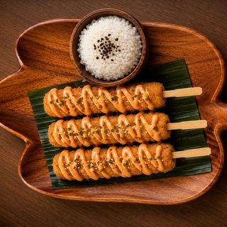Brochettes bœuf Fromage pané