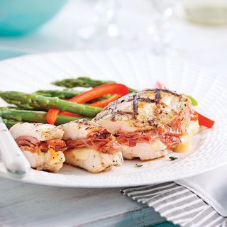 Suprême poulet fromage jambon