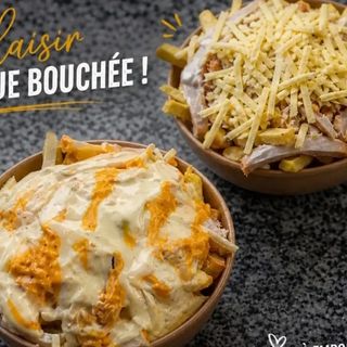 Crispy frites feromage Rogé et jambon diane