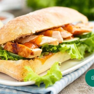 Sandwich mixte avec frites