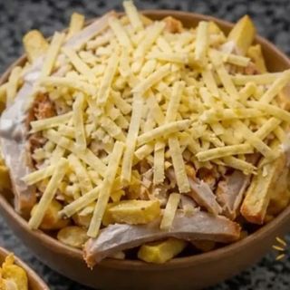 Crispy frites fromage rouge