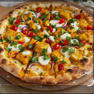 Pizza poulet grand