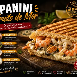 Panini fruit de mer